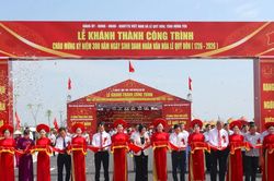Khánh thành tuyến đường nối Khu lăng mộ vua Trần với Khu lưu niệm Lê Quý Đôn ở Hưng Yên