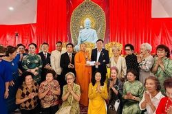 Khánh thành chùa Hoa Nghiêm tại Đông Bắc Thái Lan