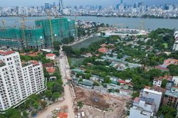 Lộ diện mạo tuyến đường 90m ven Hồ Tây