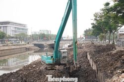 Dự án dẫn nước lưu vực sông Tô Lịch hơn 680 tỷ gặp khó trong việc tìm bãi đổ đất thải