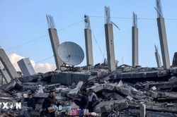 Israel x&acirc;y dựng 'r&agrave;o chắn' chia cắt Dải Gaza