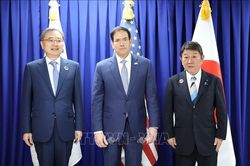Mỹ - Nhật Bản - Hàn Quốc thảo luận tăng cường hợp tác an ninh và kinh tế