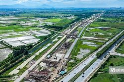 Hình hài tuyến Vành đai 4 dài gần 60km đi qua Hà Nội