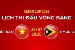 Nhận định Việt Nam và Timor Leste, 20h30 ngày 24/7