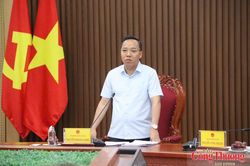 Thứ trưởng Nguyễn Hoàng Long làm việc với tỉnh Quảng Ngãi về các dự án năng lượng