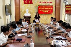 Khảo s&aacute;t việc thực hiện m&ocirc; h&igrave;nh ch&iacute;nh quyền địa phương 2 cấp v&agrave; sắp xếp th&ocirc;n tại x&atilde; Luận Th&agrave;nh