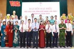 Đồng ch&iacute; L&yacute; Đ&igrave;nh Đạt được bầu giữ chức Chủ tịch Hội Luật gia tỉnh Bắc Ninh