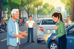 Ứng xử văn hóa khi xảy ra va chạm giao thông