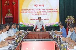Trưởng Ban Nội chính Tỉnh ủy Bắc Ninh làm việc với 5 xã về nhiệm vụ trọng tâm 6 tháng cuối năm