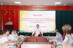 Bắc Ninh: Trưởng Ban Nội chính Tỉnh ủy làm việc với Thường trực Đảng ủy 5 xã khu vực Yên Phong