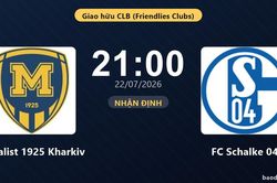 Nhận định Metalist 1925 Kharkiv vs FC Schalke 04: đội hình dự kiến