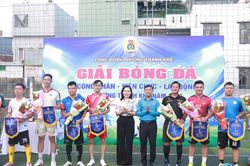 Phường Thanh Khê khai mạc giải bóng đá công nhân, viên chức, lao động năm 2026