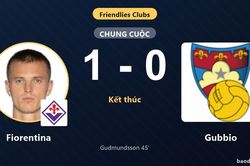 Fiorentina thắng tối thiểu Gubbio trong trận giao hữu CLB