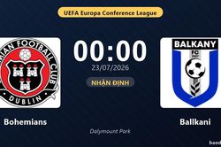 Nhận định Bohemians vs Ballkani: đội hình dự kiến
