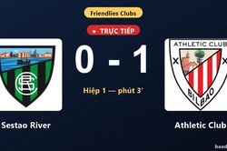 TRỰC TIẾPTrực tiếp Sestao River vs Athletic Club: Athletic Club mở tỷ số