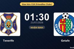 Nhận định Tenerife vs Getafe: đội hình dự kiến