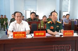 Xã Pa Ham diễn tập Phòng thủ dân sự ứng phó bão, lụt và tìm kiếm cứu nạn năm 2026