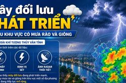 Cảnh báo giông lốc, mưa lớn cục bộ ở một số khu vực tỉnh Gia Lai