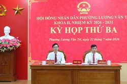 HĐND phường Lương Văn Tri họp kỳ thứ ba