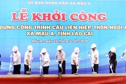 Mậu A khởi công công trình hạ tầng đầu tiên sau khi thực hiện mô hình chính quyền địa phương hai cấp