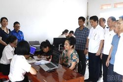 Quy Mông ra mắt điểm hỗ trợ dịch vụ công trực tuyến, đưa thủ tục hành chính đến tận thôn