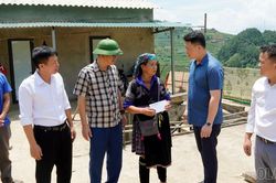 Phó Chủ tịch Thường trực Ủy ban MTTQ Việt Nam tỉnh Hà Đức Minh kiểm tra, chỉ đạo công tác phòng, chống lụt bão