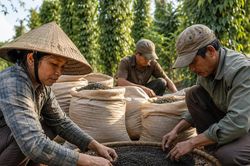 Giá tiêu hôm nay 22/7/2026: Lâm Đồng giữ đỉnh 140.500 đồng/kg, Trung Quốc nhập 1.379 tấn