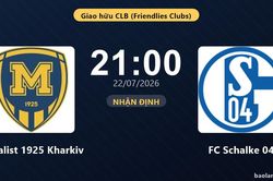Nhận định Metalist 1925 Kharkiv vs FC Schalke 04: đội hình dự kiến