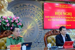 Công an tỉnh lấy ý kiến các dự án luật do Bộ Công an chủ trì soạn thảo