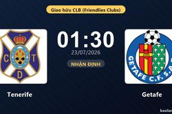 Nhận định Tenerife vs Getafe: đội hình dự kiến