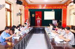 Đoàn đại biểu Quốc hội tỉnh khảo sát tình hình thực hiện Luật Trách nhiệm bồi thường của Nhà nước tại Sở Tư pháp