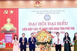 Đại hội đại biểu Liên hiệp các tổ chức hữu nghị tỉnh Phú Thọ nhiệm kỳ 2026-2031
