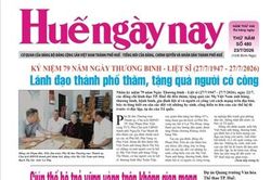 Đón đọc Huế Ngày nay số 480 (23/7/2026)