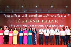 Phường Nghĩa Đô khánh thành hai công trình trường học