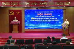 Phường Xuân Phương: Phát động 100 ngày cao điểm chuyển đổi số