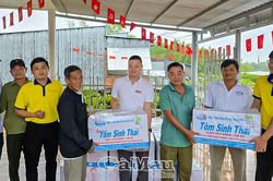 Hơn 2 tỷ đồng hỗ trợ sinh kế và bảo vệ rừng ngập mặn