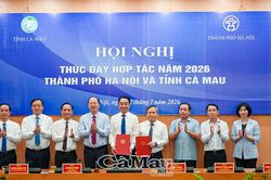 Hà Nội và Cà Mau thúc đẩy hợp tác phát triển