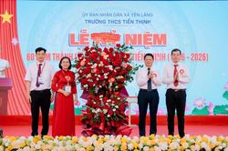Ấn tượng Lễ kỷ niệm 60 năm thành lập Trường THCS Tiến Thịnh