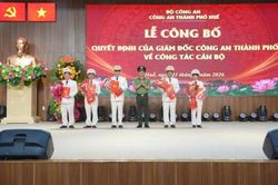 CATP Huế điều động cán bộ, kiện toàn tổ chức nhằm đáp ứng yêu cầu nhiệm vụ