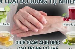 4 loại đồ uống tự nhiên giúp giảm acid uric cao trong cơ thể