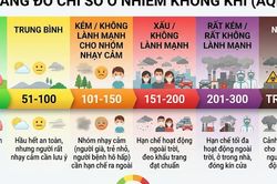 Ô nhiễm không khí tại các thành phố lớn: Người dân cần làm gì để bảo vệ hệ hô hấp ?