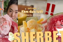 Sherbet - món ăn giải nhiệt 'gây sốt' Hè này chỉ với hai nguyên liệu đơn giản