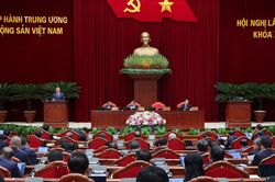 Th&ocirc;ng c&aacute;o b&aacute;o ch&iacute; ng&agrave;y l&agrave;m việc thứ tư Hội nghị Trung ương 3 kho&aacute; XIV