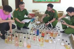 Thanh Hóa: Triệt xóa đường dây sản xuất, buôn bán nước hoa giả thương hiệu nổi tiếng