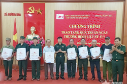 Chi nhánh Trường Sơn 19 (Binh đoàn 12) tri ân người có công