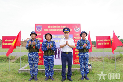Bộ tư lệnh Vùng Cảnh sát biển 1: Kiểm tra bắn đạn thật, đánh giá thực chất chất lượng đào tạo Tiểu đội trưởng bộ binh