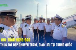 Tàu 015-Trần Hưng Đạo kết thúc tốt đẹp chuyến thăm, giao lưu tại Trung Quốc