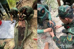 Tây Ninh: Ngày đầu tiên triển khai tìm kiếm tại khu vực Suối Dây, phát hiện 1 bộ hài cốt liệt sĩ