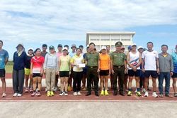 Lãnh đạo Công an TP Đà Nẵng động viên các đội tuyển tham dự Vòng chung kết Hội thao Bộ Công an