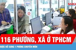 116 phường, xã ở TPHCM được bổ sung 1 phòng chuyên môn